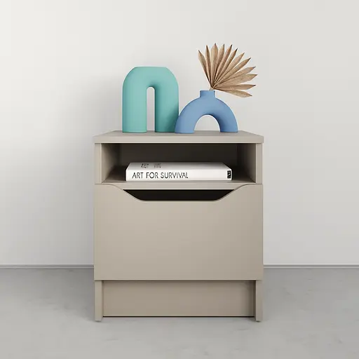 Приліжкова тумба MebelStar Лілу 40x40x44,5 см Кашемір (MBS-1310) - фото 2