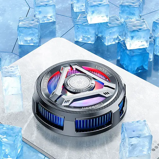 Кулер для смартфона Earldom ET-F13 Black [135084] - фото 4