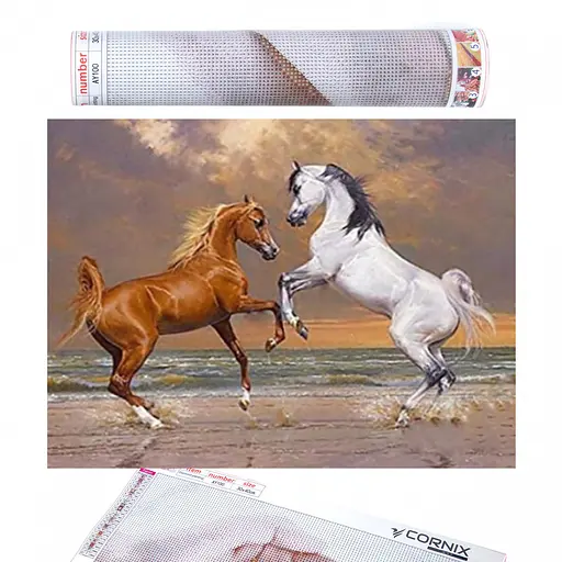 Набір алмазної мозаїки (вишивки) Cornix Art 40 x 30 см AY99 - фото 1