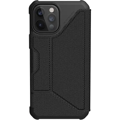 Оригінальний протиударний чохол книжка UAG Metropolis FIBR для iPhone 12 Pro Max (6.7") Black 112366113940 - фото 9