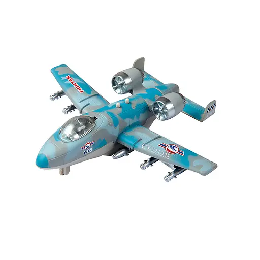 Самолет металлический инерционный, XG879-101, звуковые эффекты (В ассортименте)