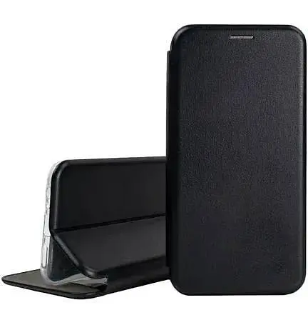 Чехол книжка Xiaomi Redmi 13 эко-кожа Premium Case для смартфонов Черный - фото 1