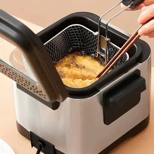 Фритюрница для дома на 1,5 л Crownberg CB 5542, 1200 Вт для картофеля фри - фото 2