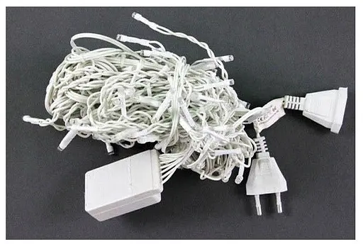 Гірлянда завіса Leds Sople 200 led довжина 6.4 метра синя + перехідник - фото 3