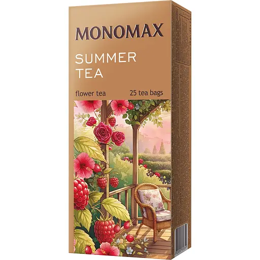 Чай каркаде Monomax Summer Tea малиновий 25х2 г