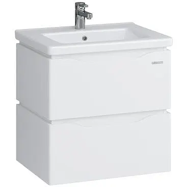 Тумба підвісна Sanwerk Алесса Air 70 Білий з умивальником Qtap (MV0000871) Білий - фото 1