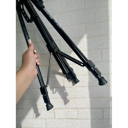 Штатив тренога NeePho NP-8830 не съемная площадка + держатель + пульт + чехол (54-155см) Черный - фото 4