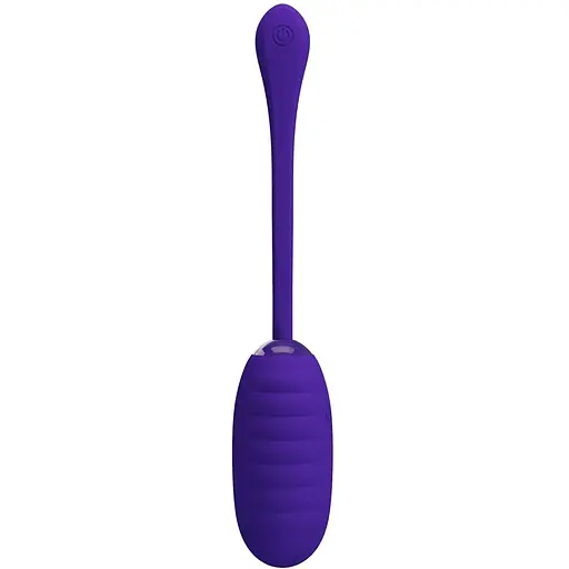 Віброяйце Pretty Love Kirk Super Soft Silicone 19.7 см (синій)