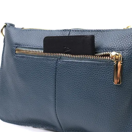 Кожаная женская сумка Vintage 26.5х16.5х2 см sum0026594 - фото 9