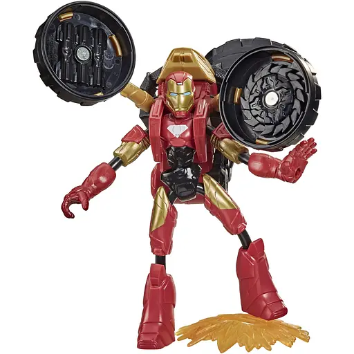 Игровой набор Hasbro Marvel Avengers Bend and Flex Iron Man с мотоциклом (F0244) - фото 3