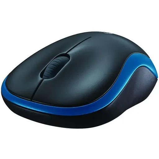 Мышка Logitech M185 Black/Blue L910-002239 - фото 2
