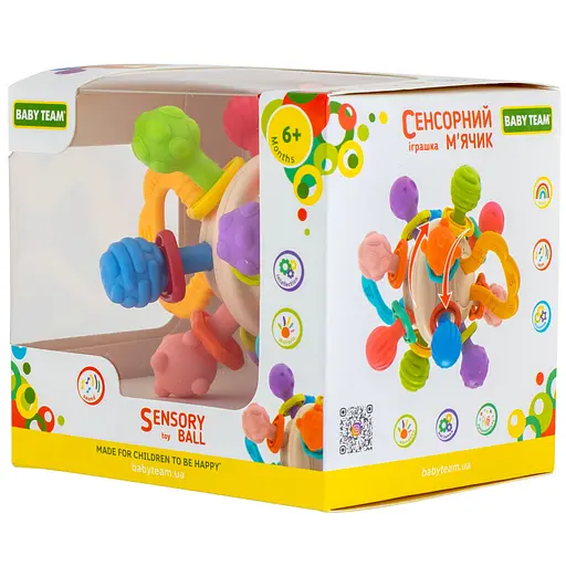 Уцінка. Іграшка Baby Team Сенсорний м'ячик (8451) - фото 5