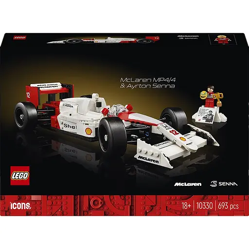 Уценка. Конструктор LEGO Icons McLaren MP4/4 и Айртон Сенна 693 деталей (10330) - фото 1