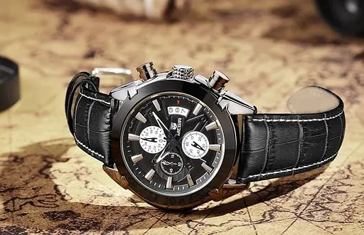 Мужские часы Megir 2020 Montre Dark - фото 5