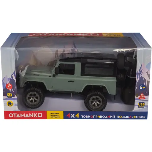 Машинка Otamanko 4x4 повнопривідний позашляховик з камерою зелений - фото 3