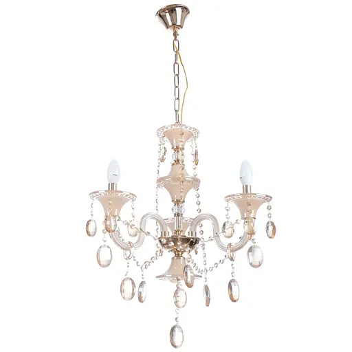 Люстра свічка Brille підвісна кришталева E14 40W G (BCL-379S/3)