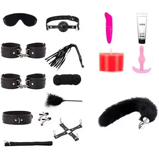 БДСМ набор из 16 предметов K000969