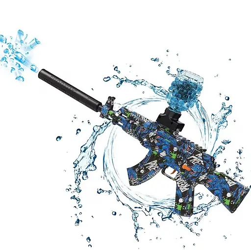 Бластер автоматический OldBro Auto AK 47 Gel Ball с гель шариками орбиз 10500 шт. - фото 10