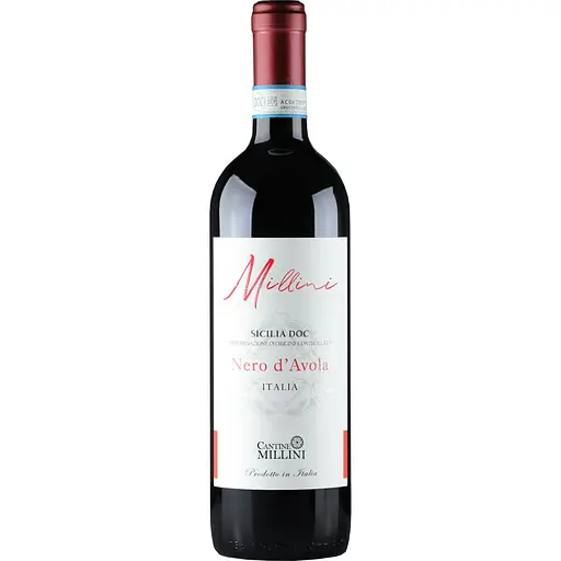 Вино Millini Nero D&#39;Avola Sicilia DOC красное, сухое 13% 0.75 л
