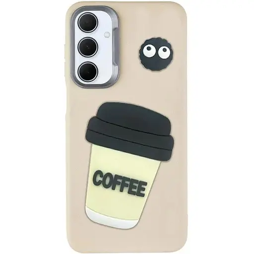 Чохол Epik TPU Leather Toys для Samsung Galaxy A16 4G/5G Coffee/Sand