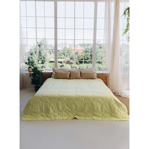 Покривало Sonex Tahiti двостороннє 240х220 см лаймово-бежеве (SO102520) - фото 8