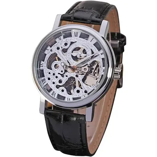 Наручные часы мужские Winner Silver Серебристые (085)