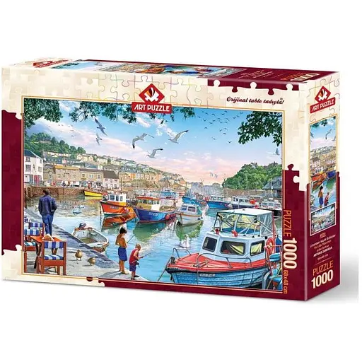 Пазл Art Puzzle Маленькие рыбаки в гавани 1000 эл. (4231)