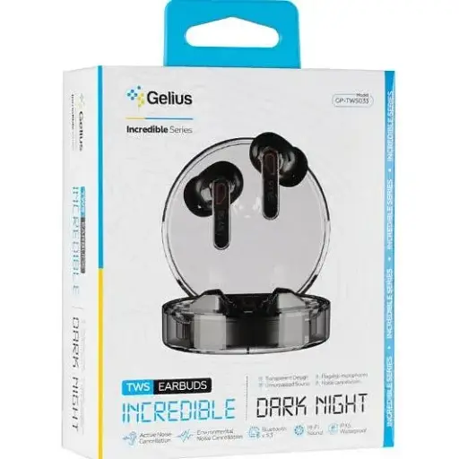 Навушники TWS Gelius Incredible GP-TWS033 Dark Night - фото 6
