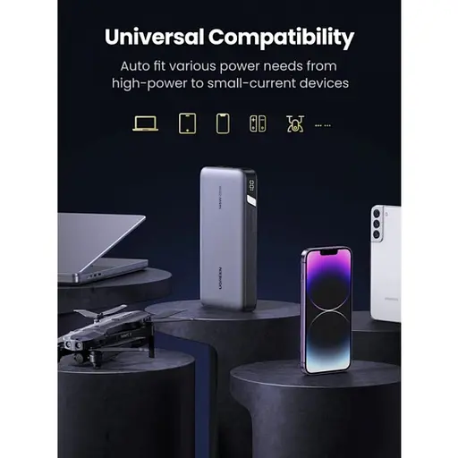 Портативний акумулятор для ноутбуків Ugreen PB720 20000 mAh 100 W Two-way FC (UGR-25188) - фото 8