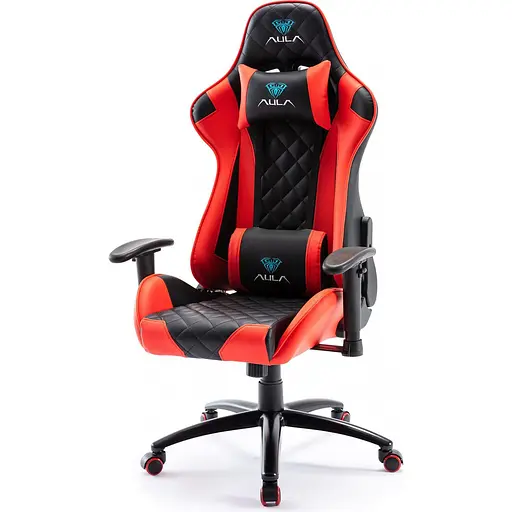 Ігрове крісло Aula F1029 Gaming Chair Black/Red (6948391286181) - фото 2