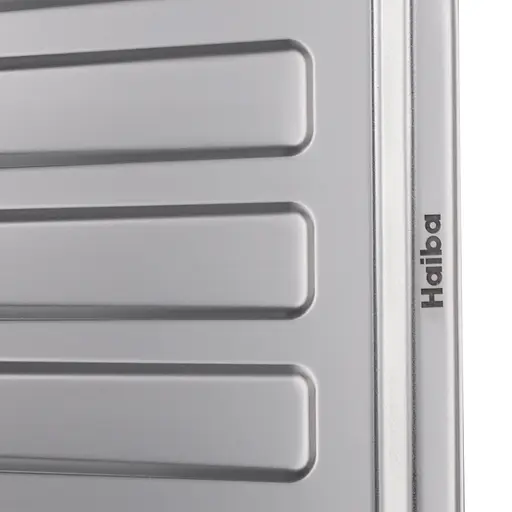 Кухонна мийка Haiba 74x48 satin HB0561, Нержавіюча сталь - фото 2