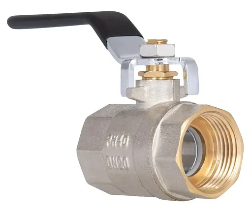 Кран кульовий Thermo Alliance Base 3/4" ВВ прямий, PN40, важіль SD600W20 - фото 2