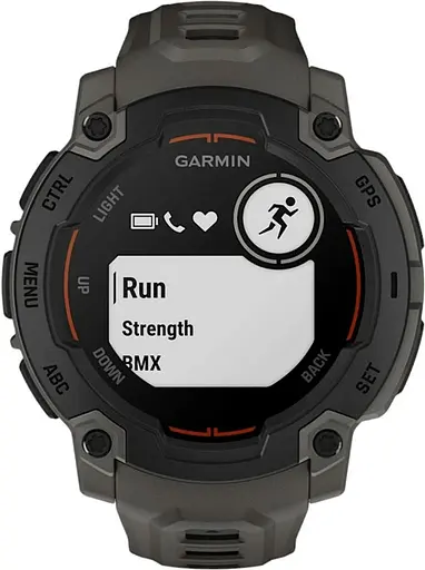 Смарт-годинник Garmin Instinct E 45 mm Black with Charcoal Band (010-02933-00) - фото 2