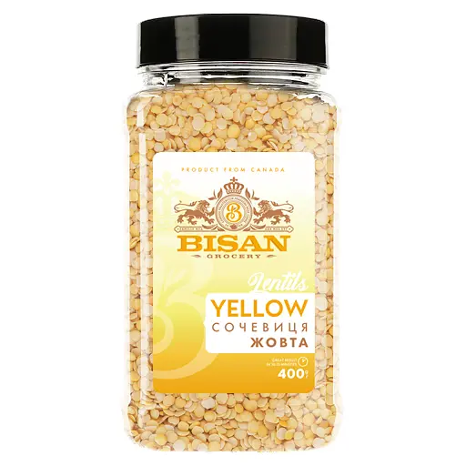 Чечевица Bisan желтая 400 г