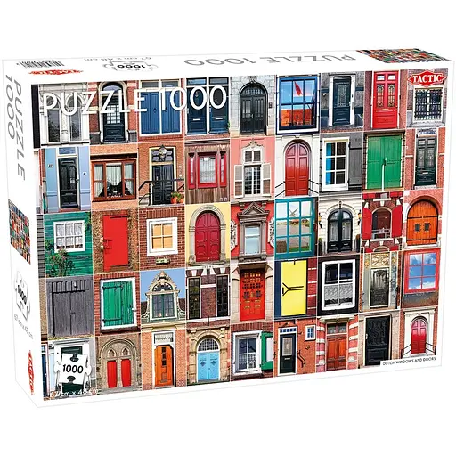Пазл Tactic 1000 Голландские окна и двери (58264)