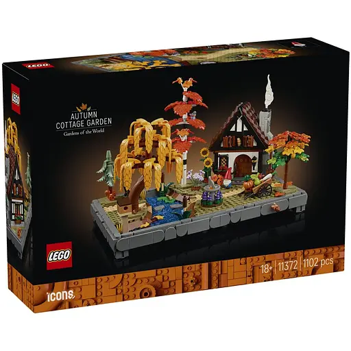 Конструктор LEGO Icons Осенний коттеджный сад 1102 детали (11372)