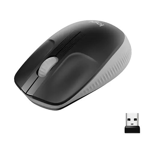 Беспроводная мышь Logitech M190 Wireless Mid Grey (910-005906) - фото 1