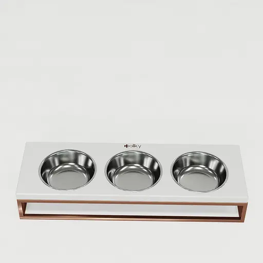 Hollky Base Bar — три миски на підставці (3 × 0,45 л) - фото 2