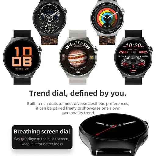 Смарт-часы Howear Watch 4 Pro Amoled+IP67 Grey - фото 6