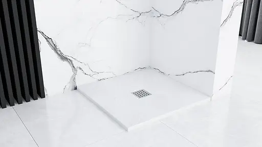 Душовий піддон Rea White Rock 90 x 90 REA-K5580 Білий - фото 4