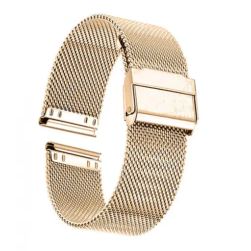 Ремешок металлический золотой размер 22 - фото 4