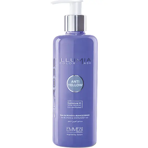 Сияющая тонирующая маска Emmebi Italia Illumia Color Mask антижелтая 300 мл (10913)