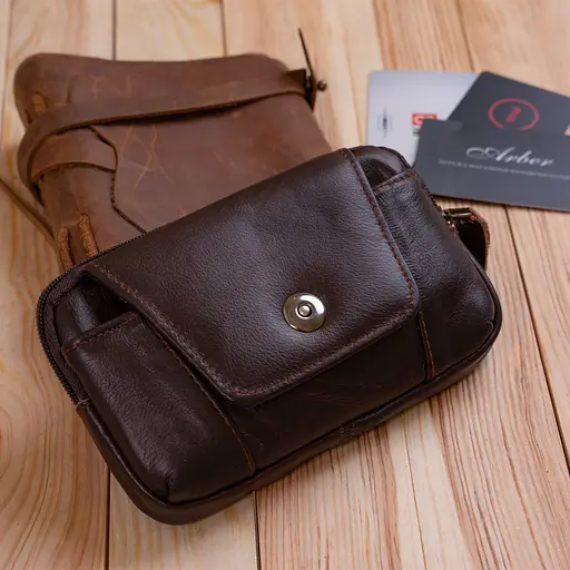 Чоловіча сумка Vintage 10,5х17х1,5 см acs0022469 - фото 10