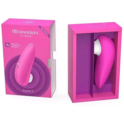 Вакуумний кліторальний стимулятор Womanizer Starlet 3 Pink - фото 6