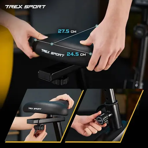 Велотренажер Trex Sport TX-400MB RECK магнітний сірий - фото 6