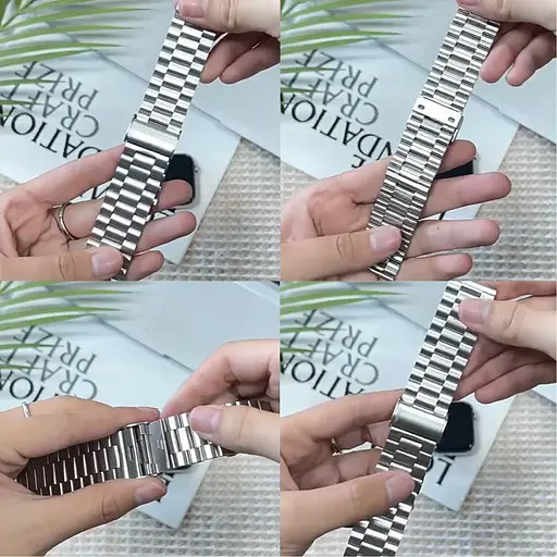 Ремінець Steel Elegance для Apple Watch 38/40/41/42mm(ser.10) Silver - фото 4