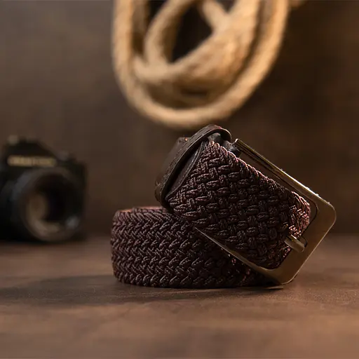 Ремінь Vintage текстильний чоловічий 115х3,4 см acs0018128 - фото 6