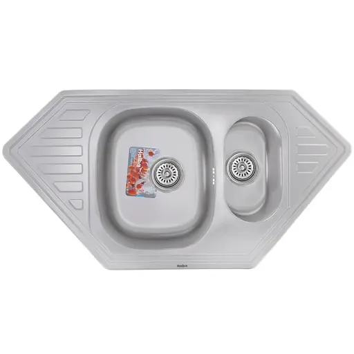 Кухонная мойка Haiba 100x50 satin HB0524, Нержавеющая сталь - фото 1