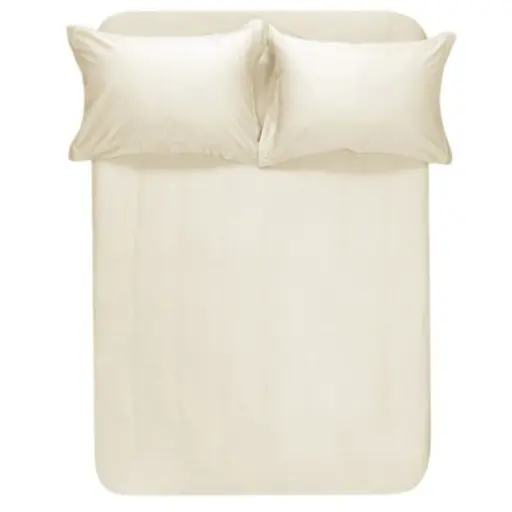 Простирадло на резинці з наволочками Lotus Home Dakota Modern сатин Рremium 160х200 см масляне (svt-2000022346368)