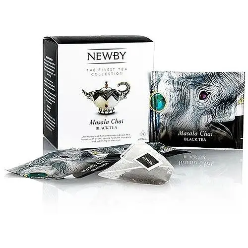 Чай чорний Newby Масала в пірамідках 15 шт (601450) - фото 1